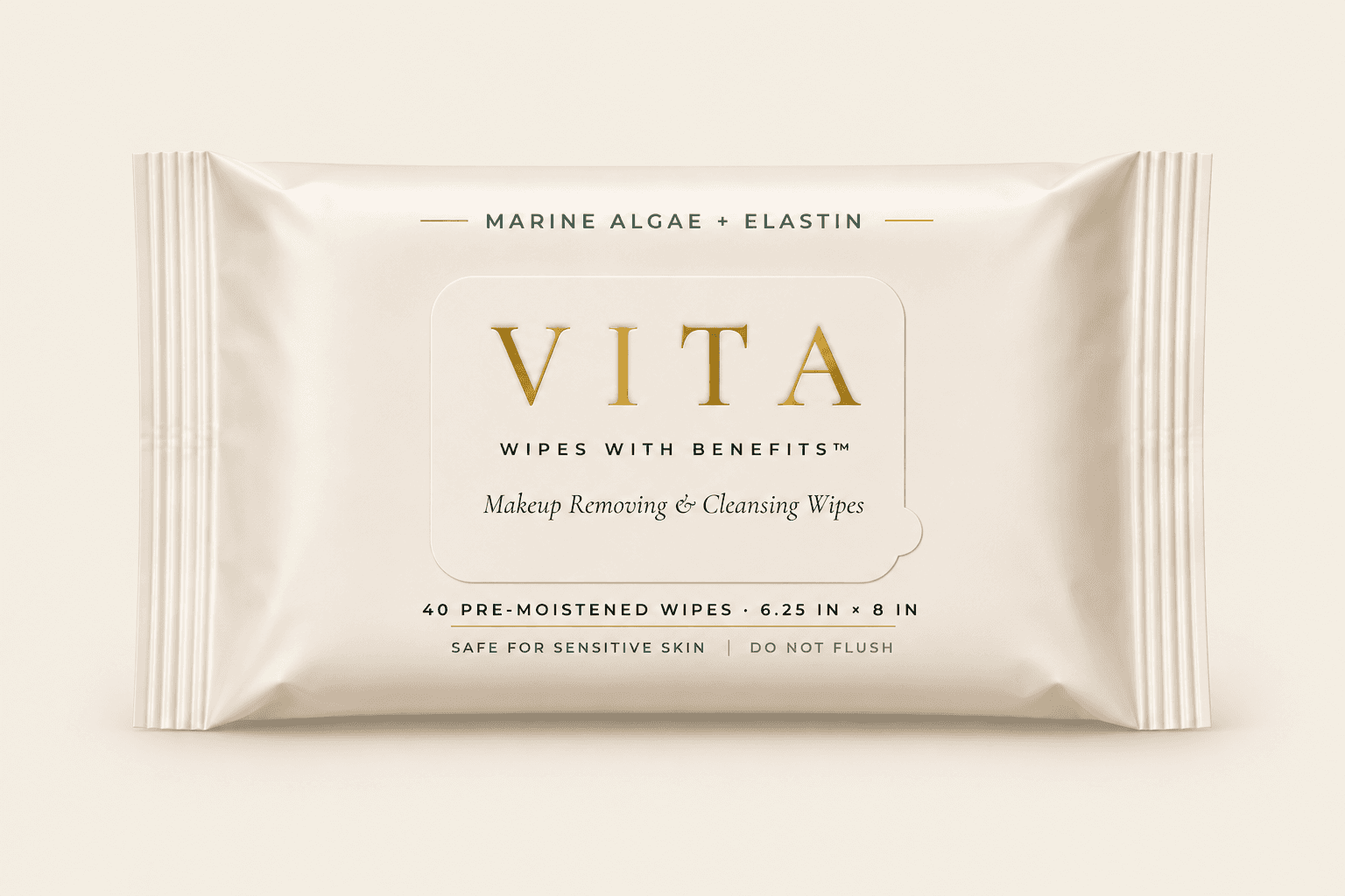 Marine Algae & Hydrolyzed Elastin Wipes